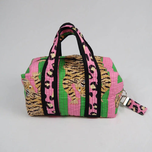 Grande trousse de toilette BOMBAY avec fermeture zippée noir 