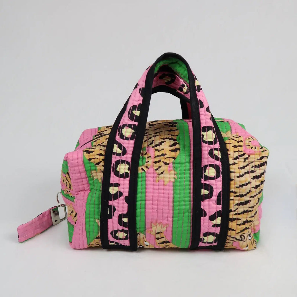 Grande trousse de toilette BOMBAY avec fermeture zippée noir 