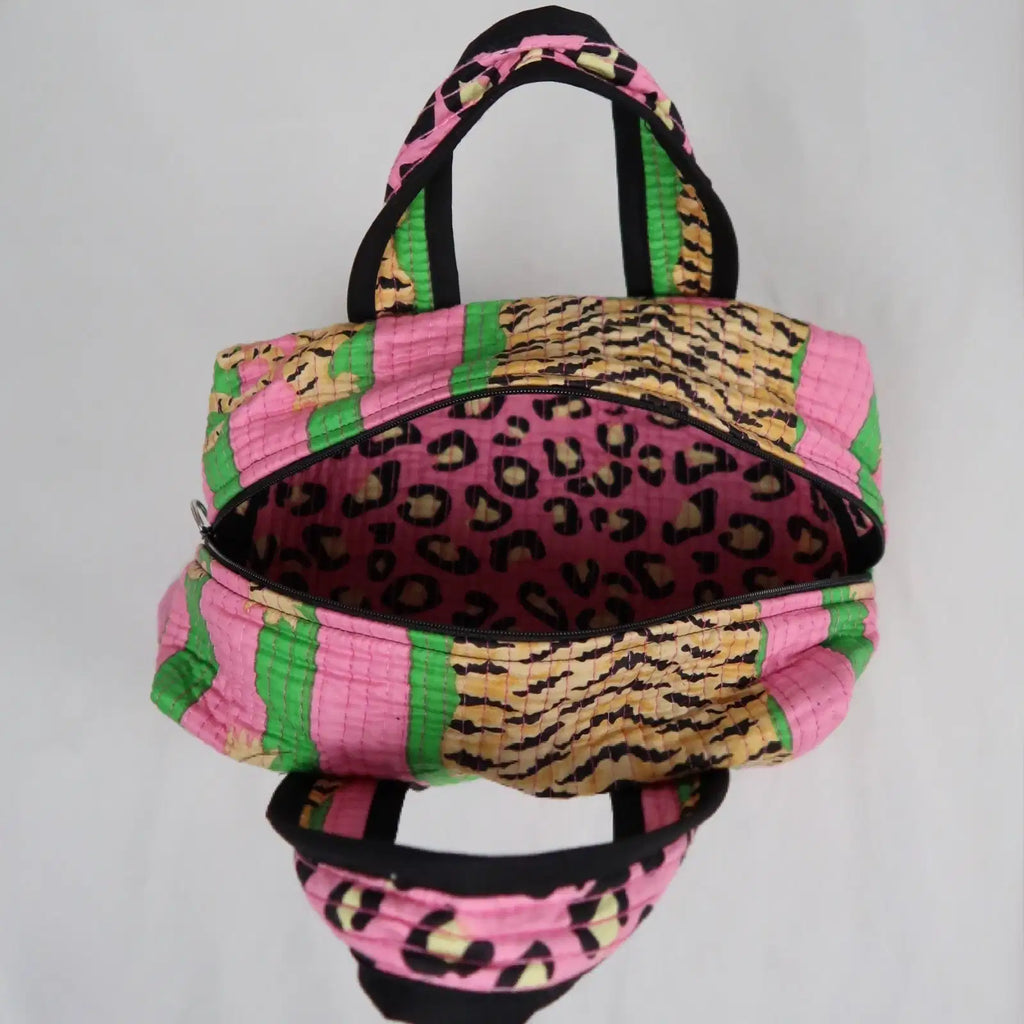 Grande trousse de toilette BOMBAY avec fermeture zippée noir 