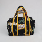 Grande trousse de toilette KRUGER avec fermeture zippée jaune 