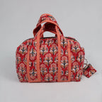 Grande trousse de toilette LONDON avec fermeture zippée vert foncé 