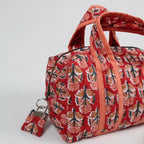 Grande trousse de toilette LONDON avec fermeture zippée vert foncé 