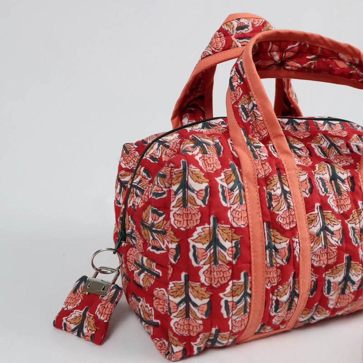 Grande trousse de toilette LONDON avec fermeture zippée vert foncé 