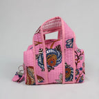Grande trousse de toilette LOS ANGELES avec fermeture zippée rose 