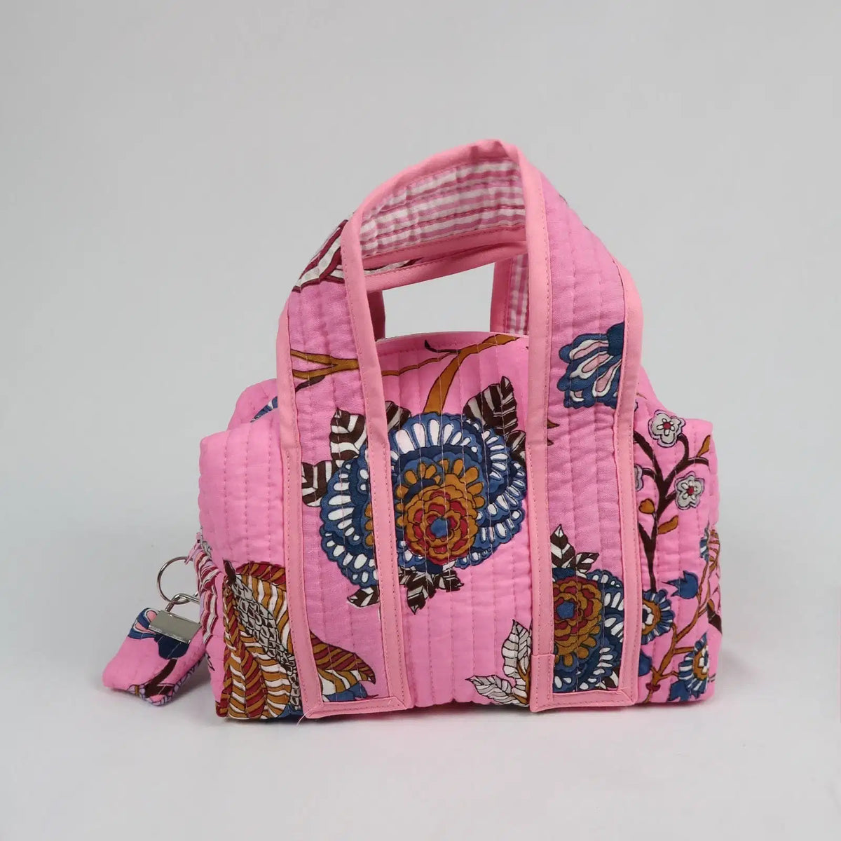 Grande trousse de toilette LOS ANGELES avec fermeture zippée rose 