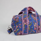 Grande trousse de toilette PONDICHERY avec fermeture zippée violet 