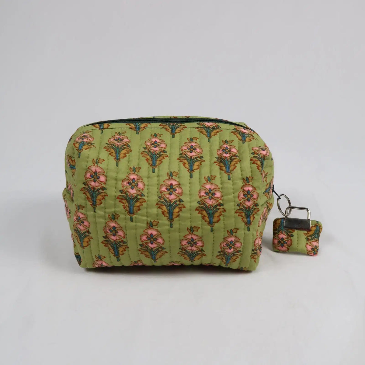 Moyenne trousse de toilette DUBLIN avec fermeture zippée vert foncé  