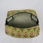 Moyenne trousse de toilette DUBLIN avec fermeture zippée vert foncé  