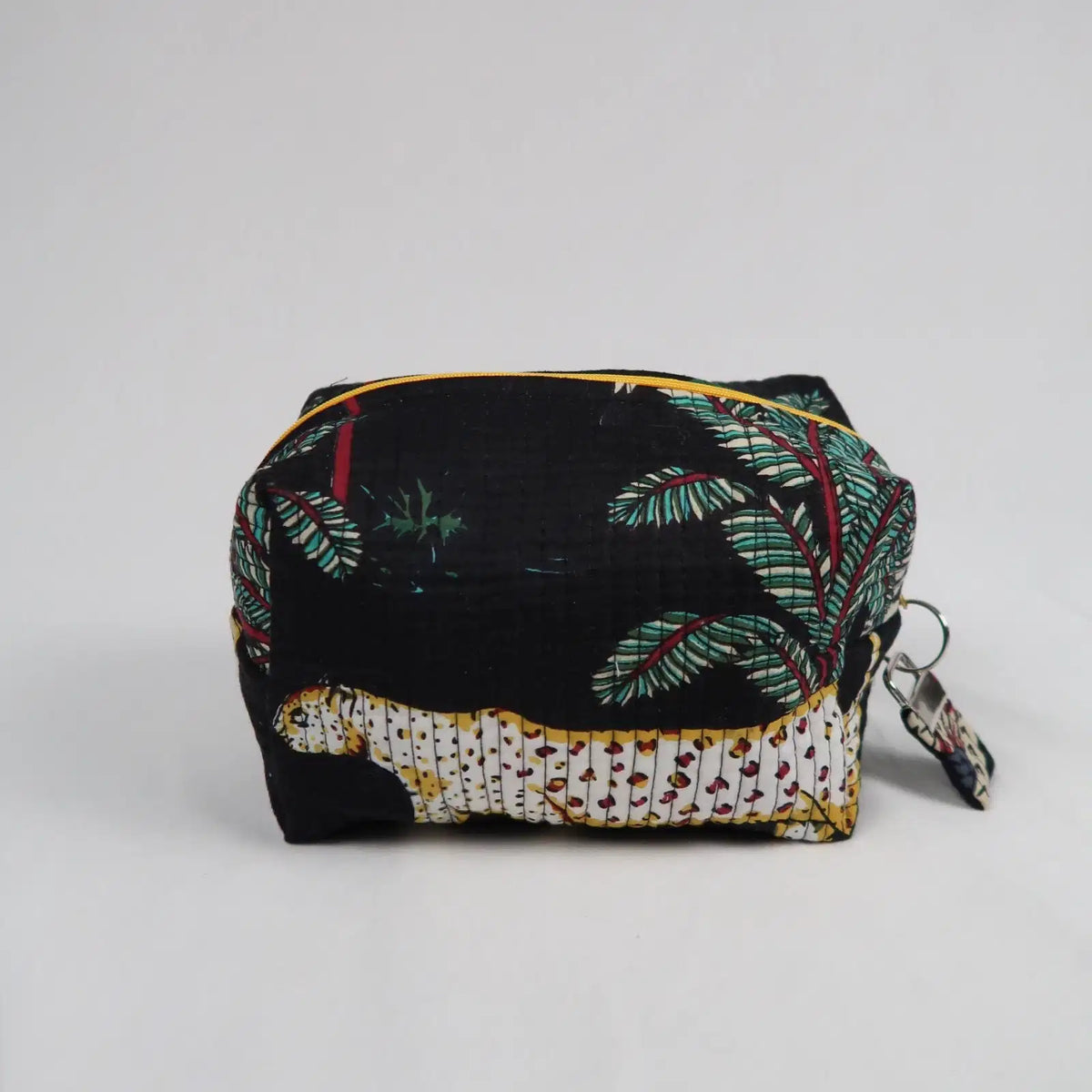 Moyenne trousse de toilette KRUGER avec fermeture zippée jaune  