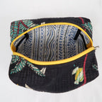 Moyenne trousse de toilette KRUGER avec fermeture zippée jaune  