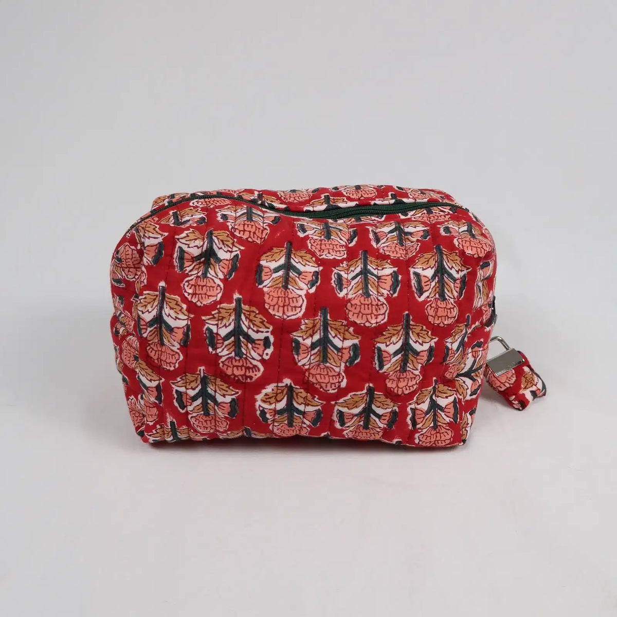 Moyenne trousse de toilette LONDON avec fermeture zippée vert foncé  