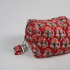 Moyenne trousse de toilette LONDON avec fermeture zippée vert foncé  
