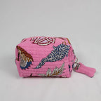 Moyenne trousse de toilette LOS ANGELES avec fermeture zippée rose  
