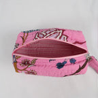Moyenne trousse de toilette LOS ANGELES avec fermeture zippée rose  