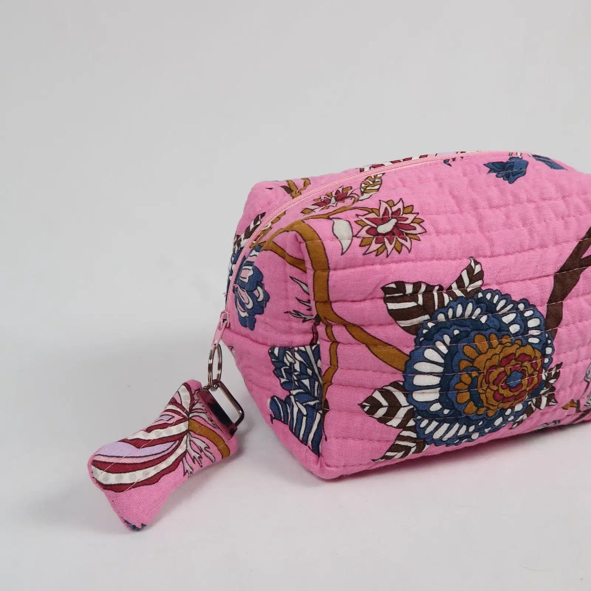 Moyenne trousse de toilette LOS ANGELES avec fermeture zippée rose  