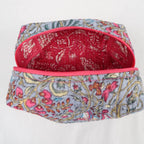 Moyenne trousse de toilette MAHÉ avec fermeture zippée fuchsia   