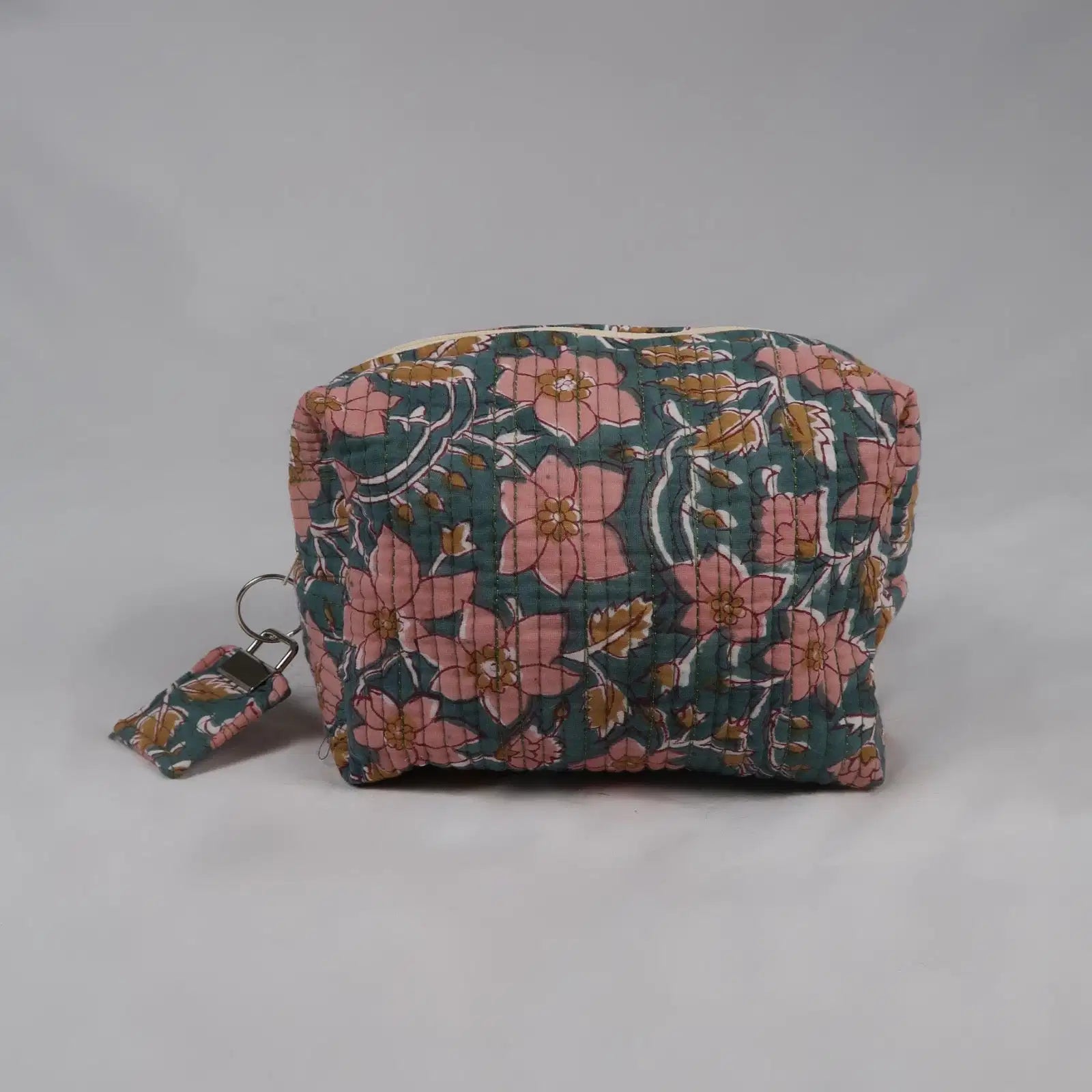 Moyenne trousse de toilette PARIS avec fermeture zippée beige  