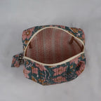 Moyenne trousse de toilette PARIS avec fermeture zippée beige  