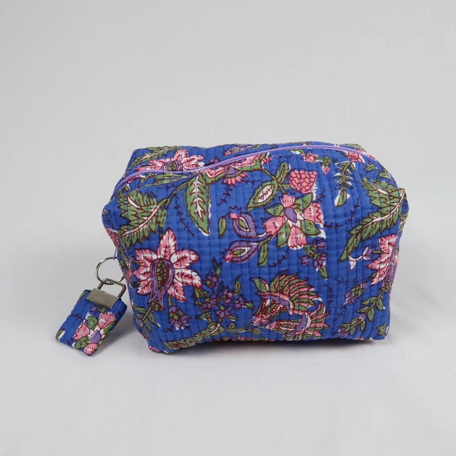 Moyenne trousse de toilette PONDICHERY avec fermeture zippée violet  
