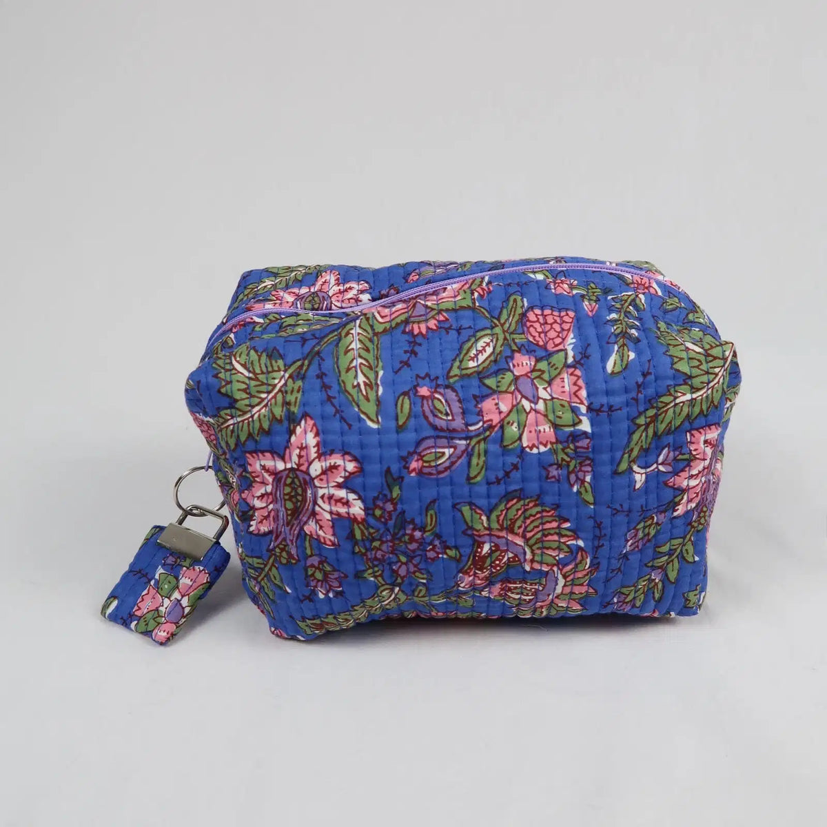 Moyenne trousse de toilette PONDICHERY avec fermeture zippée violet  