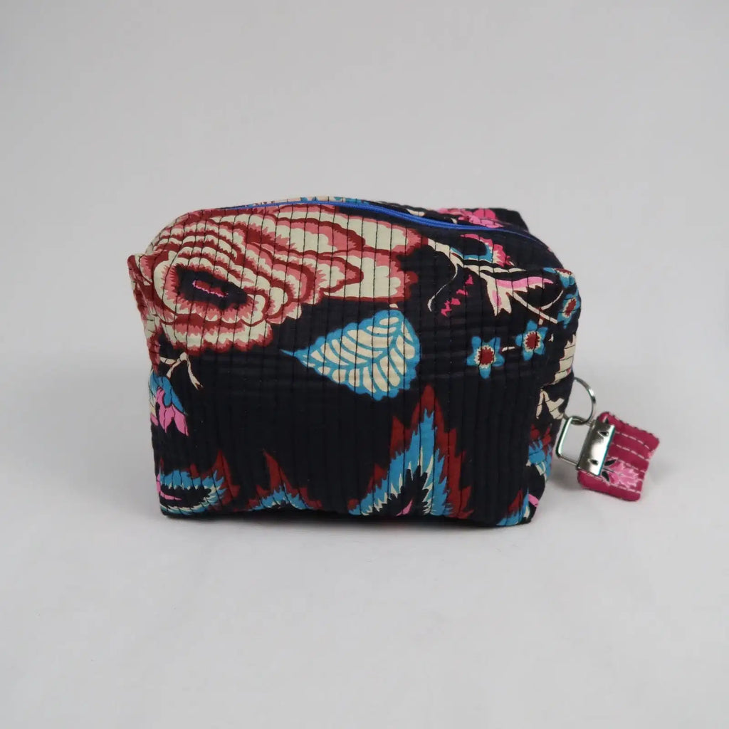 Moyenne trousse de toilette VICTORIA avec fermeture zippée bleu  