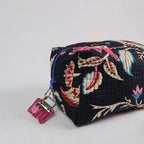 Moyenne trousse de toilette VICTORIA avec fermeture zippée bleu  