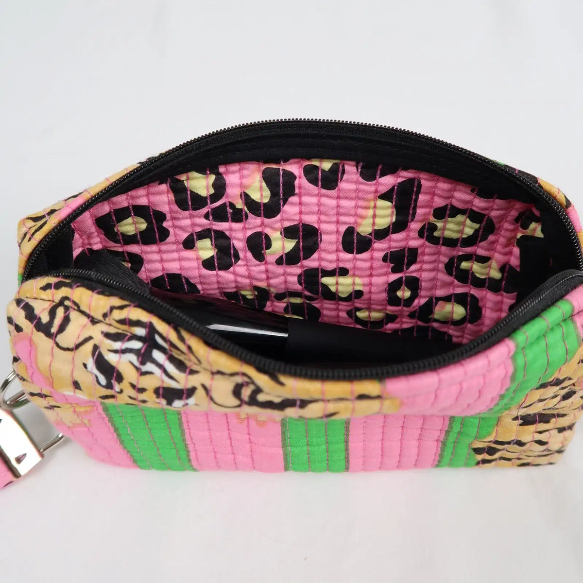 Petite trousse de toilette BOMBAY avec fermeture zippée noir
