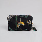 Petite trousse de toilette KRUGER avec fermeture zippée jaune