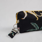 Petite trousse de toilette KRUGER avec fermeture zippée jaune