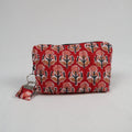 Petite trousse de toilette LONDON avec fermeture zippée vert foncé