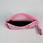 Petite trousse de toilette LOS ANGELES avec fermeture zippée rose