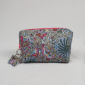 Petite trousse de toilette MAHÉ avec fermeture zippée fuchsia
