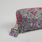 Petite trousse de toilette MAHÉ avec fermeture zippée fuchsia