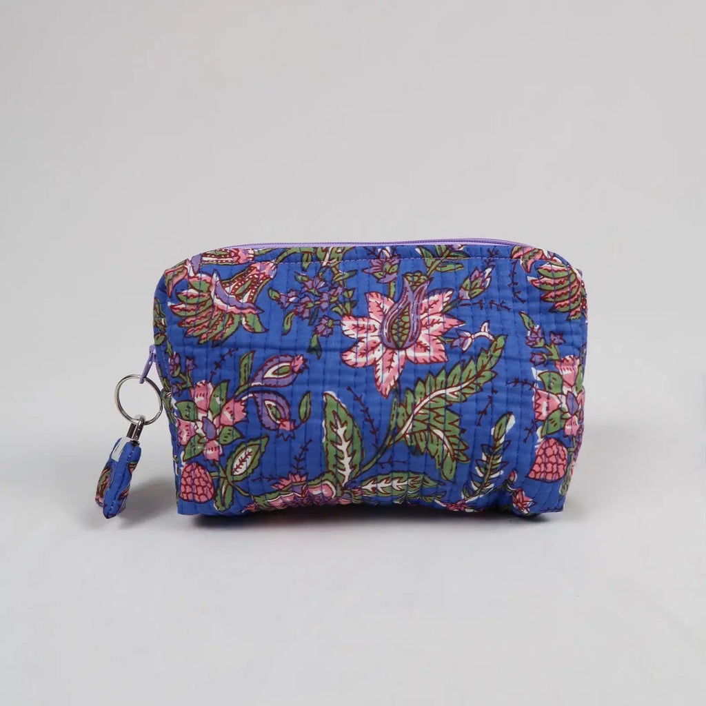 Petite trousse de toilette PONDICHERY avec fermeture zippée violet