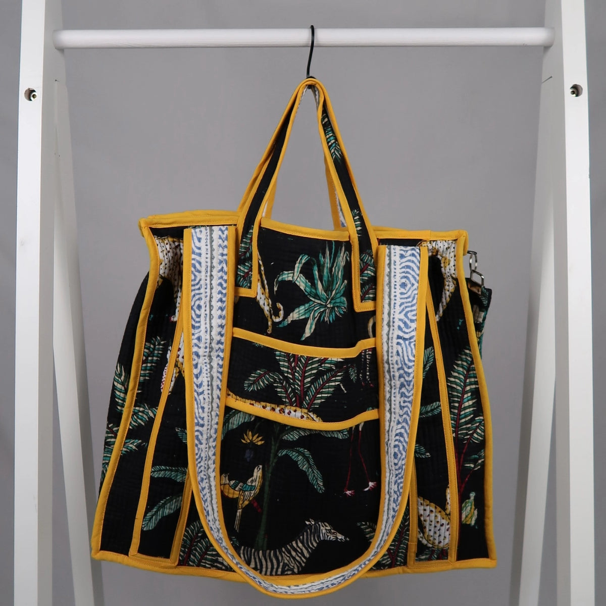 Sac KRUGER avec fermeture zippée noir 