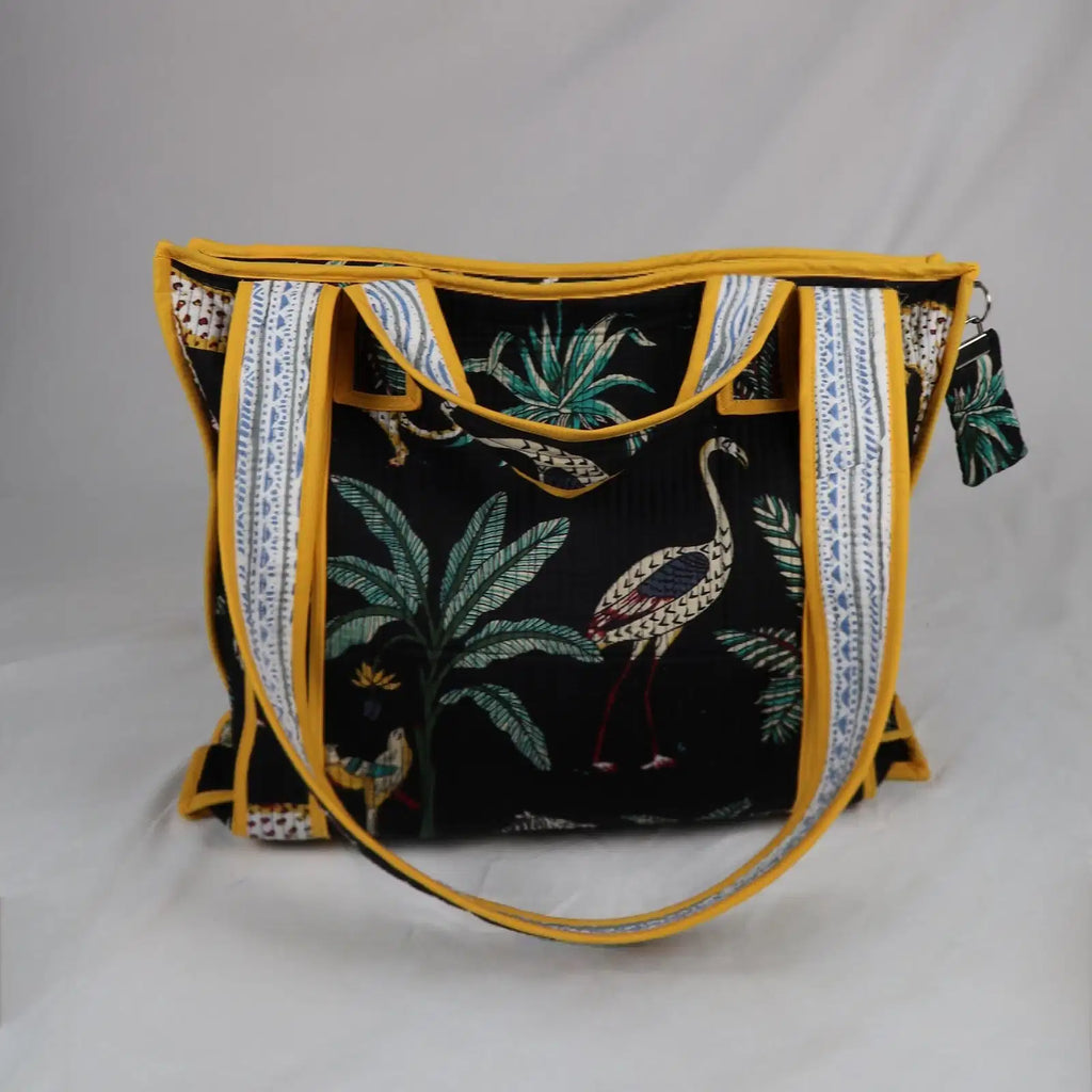 Sac KRUGER avec fermeture zippée noir 