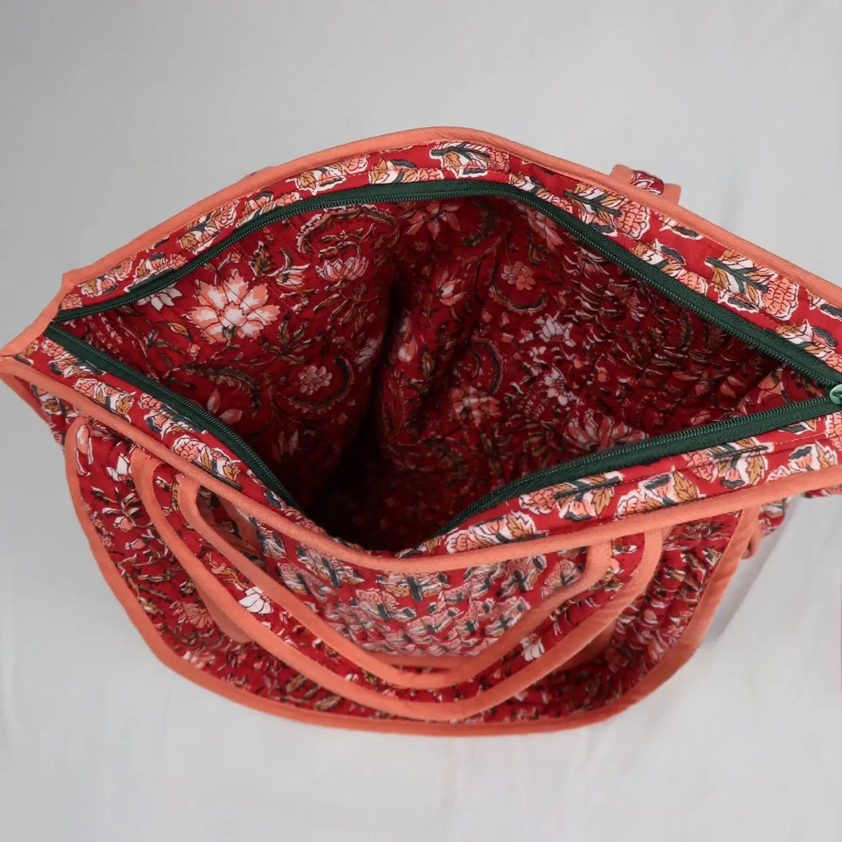 Sac LONDON avec fermeture zippée vert foncé