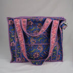 Sac PONDICHERY avec fermeture zippée violet