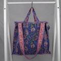 Sac PONDICHERY avec fermeture zippée violet