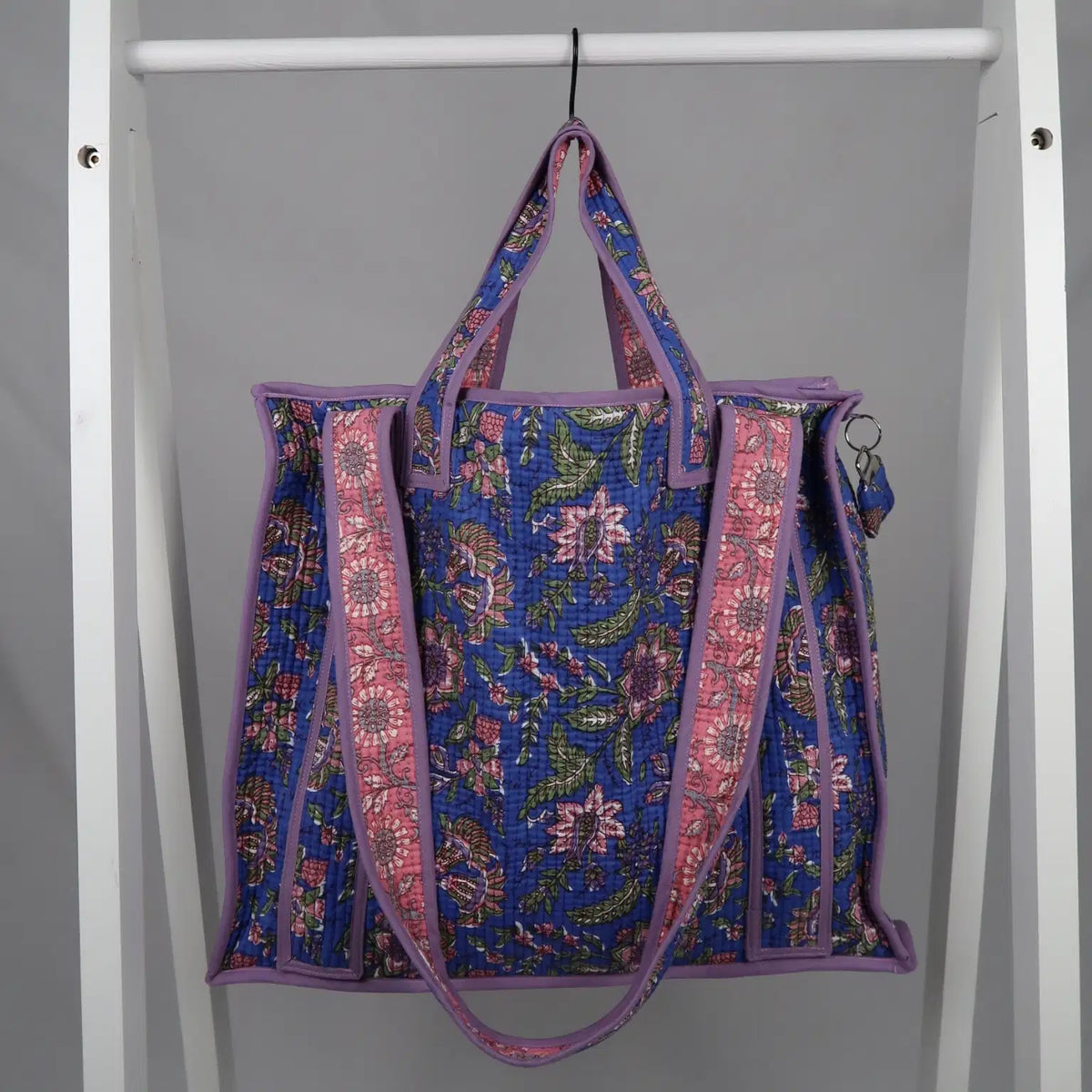 Sac PONDICHERY avec fermeture zippée violet