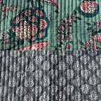Tissu KOCHI réversible, présenté sur ses deux faces