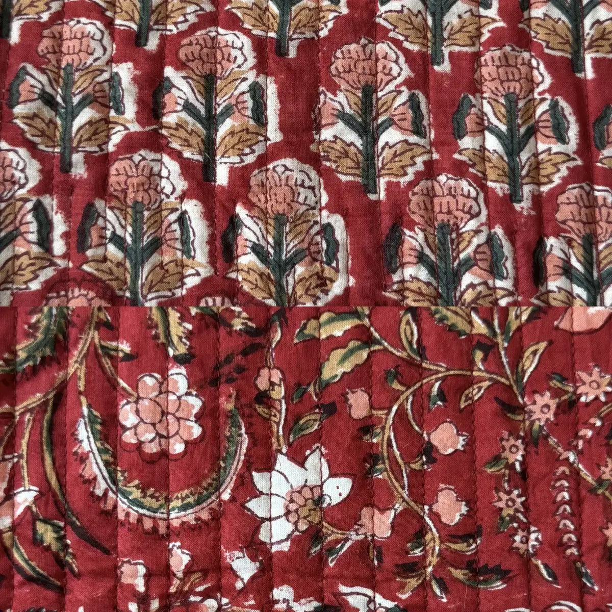 Tissu LONDON réversible, présenté sur ses deux faces